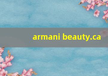 armani beauty.ca